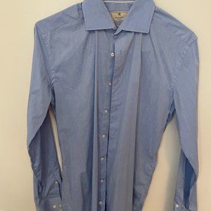 Hacket blue button down shirt